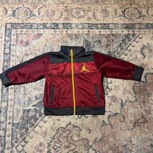 Jordan 12month zip up red/yellow
